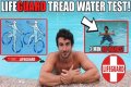 Quick Answer: How To Tread Water Without Arms