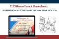 What French words all sound the same?